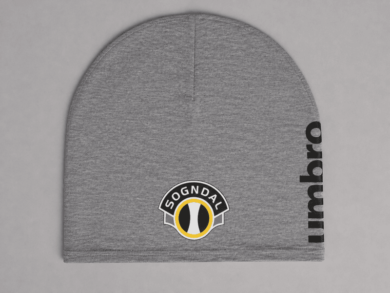Sogndal bomullshue fr&aring; Umbro – lys gr&aring;